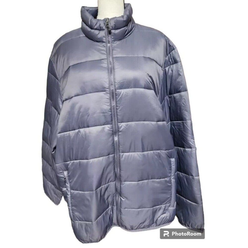 Swiss Tech Puffer Jacket XL Gray SUPER SOFT